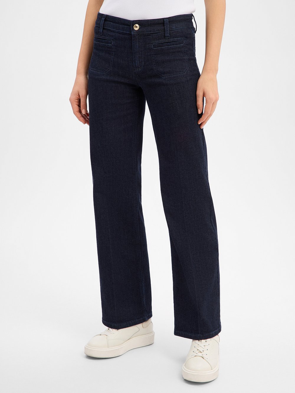 Thumbnail - Cambio Straight Jeans Damen blau, 40