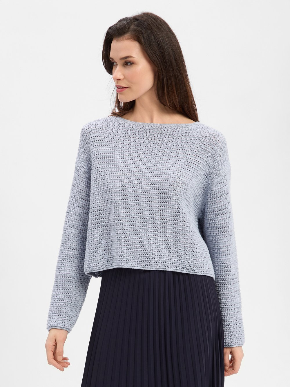 Drykorn Strickpullover Damen Baumwolle (100%) blau, XS