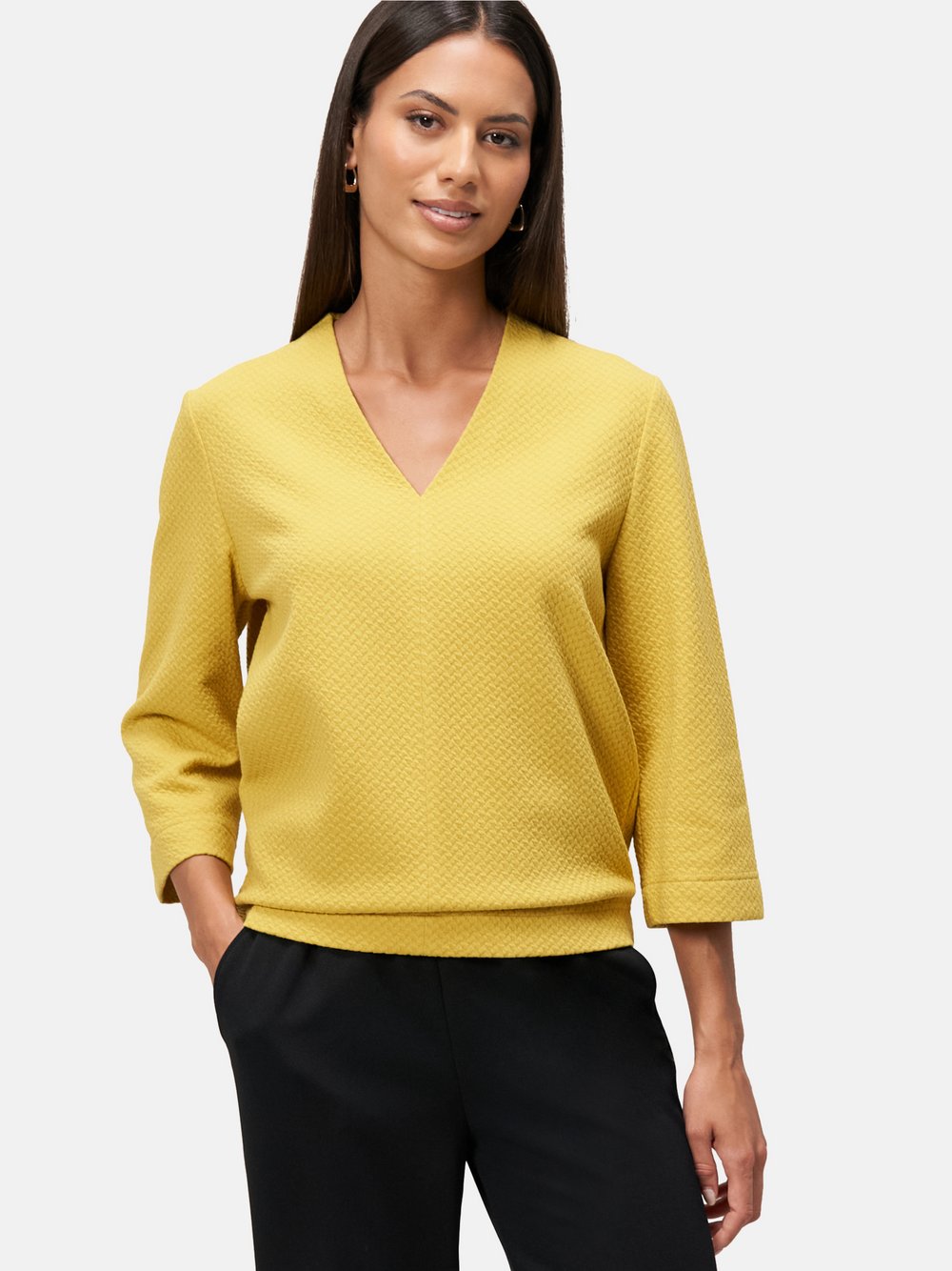 zero Sweatshirt Damen gelb, 40