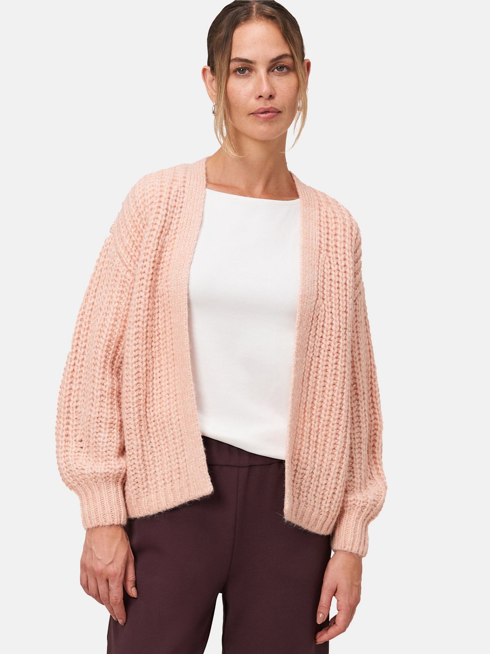 zero Grobstrickjacke Damen rosa, M