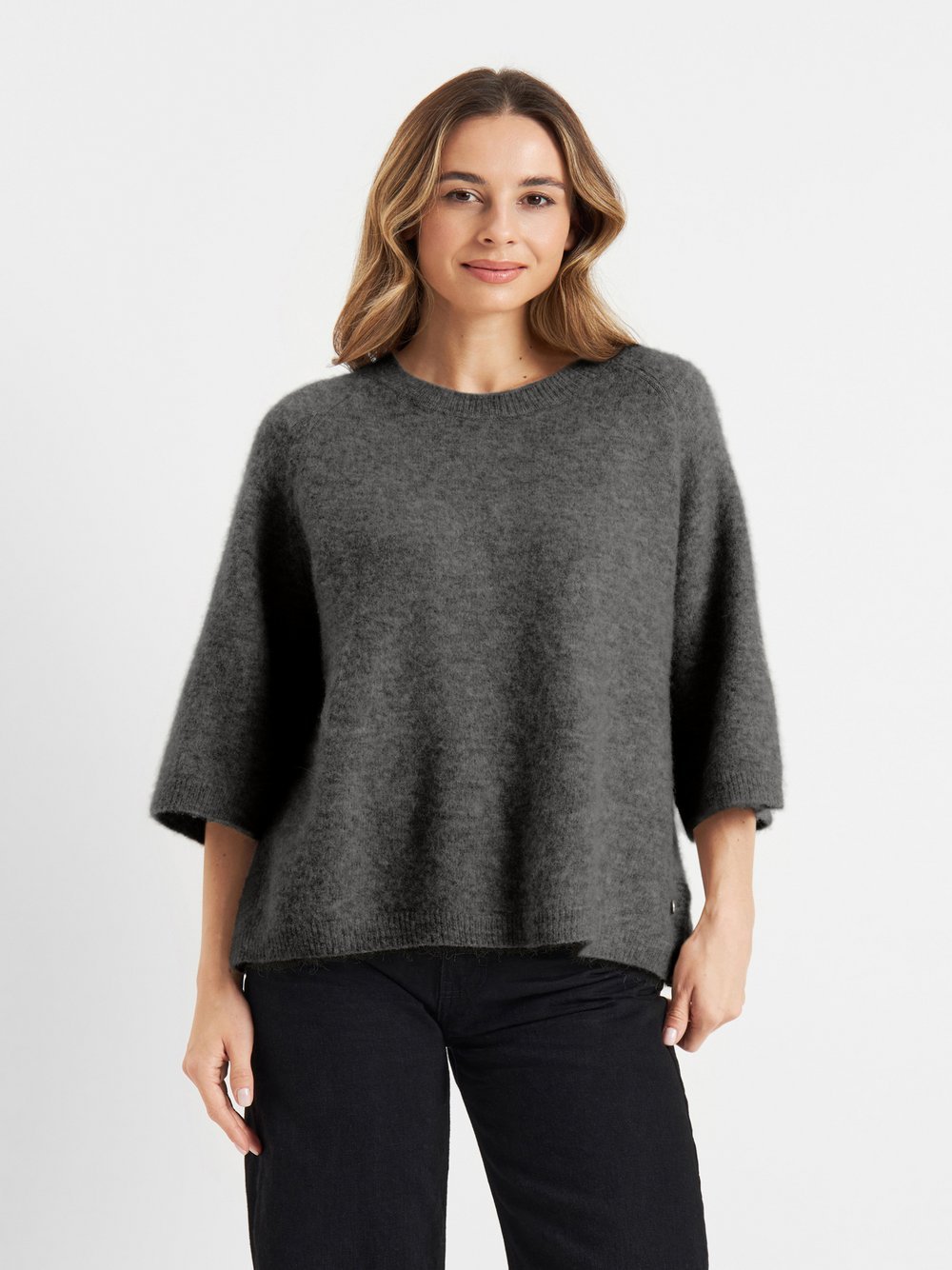 Frieda & Freddies Strickpullover Damen Wolle mehrfarbig, 36