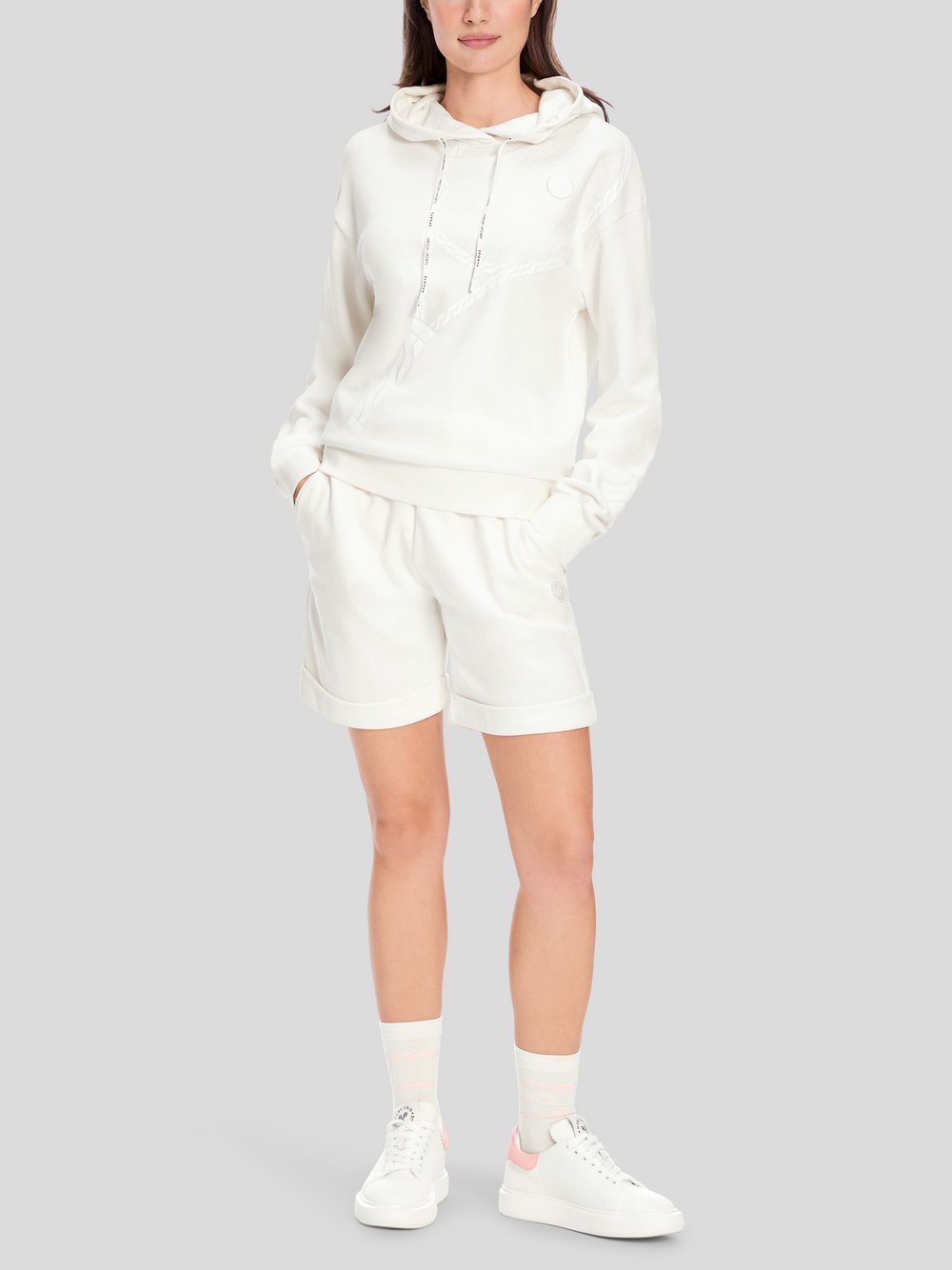 Marc Cain Sweat-Shirt Damen Baumwolle weiß, 34