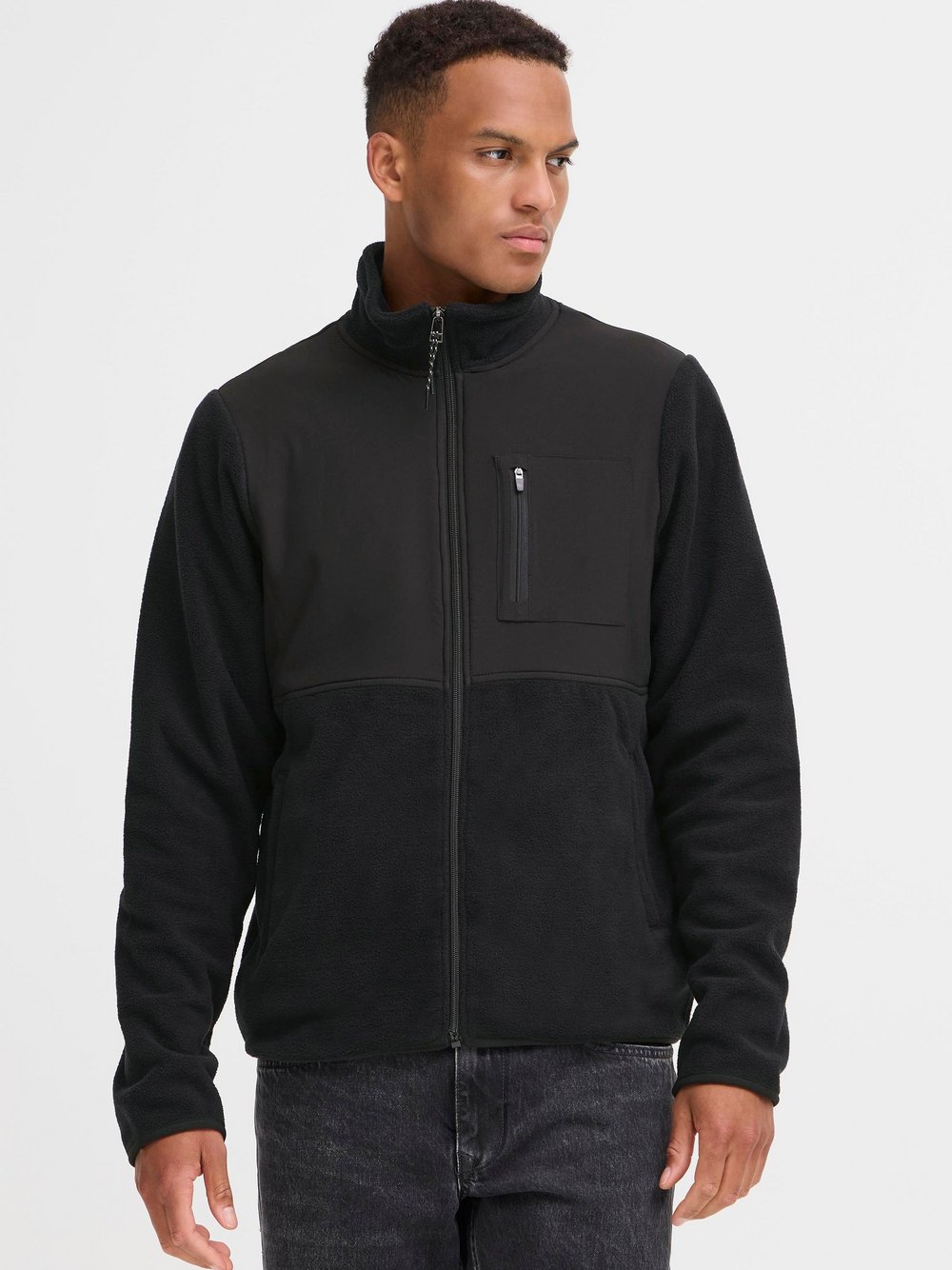BLEND Trainingsjacke Herren schwarz, XXL