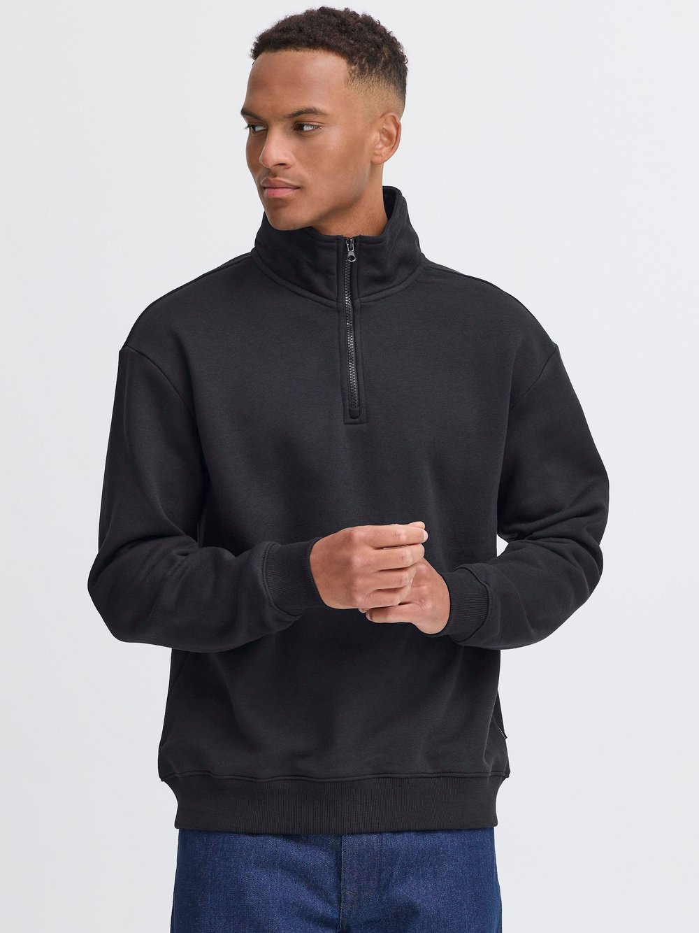 Thumbnail - BLEND Longsweatshirt Herren Baumwolle schwarz, XL