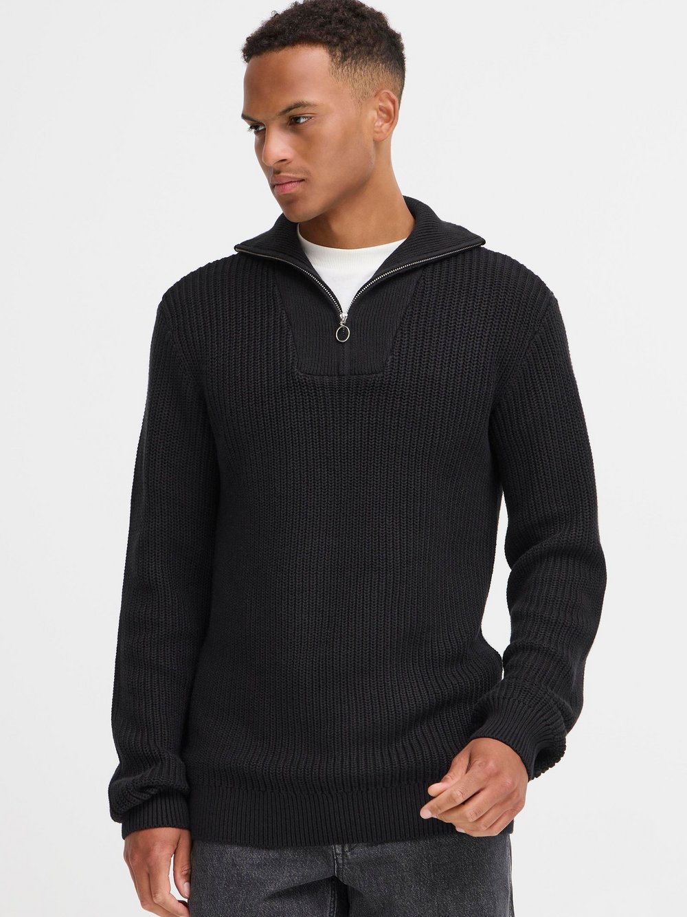 BLEND Troyer Herren Textil schwarz, M
