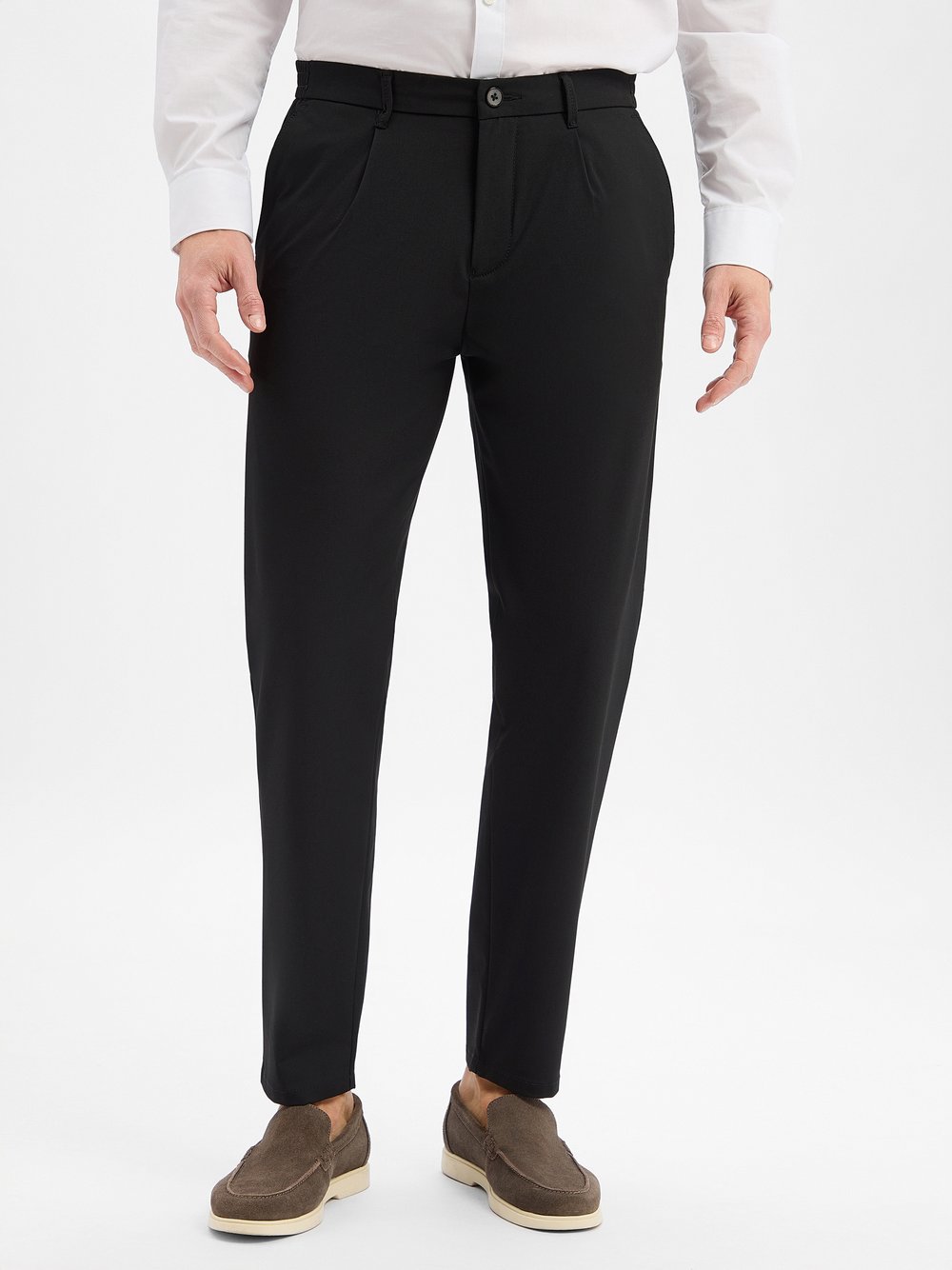 Finshley & Harding Chino Herren schwarz, 36-32