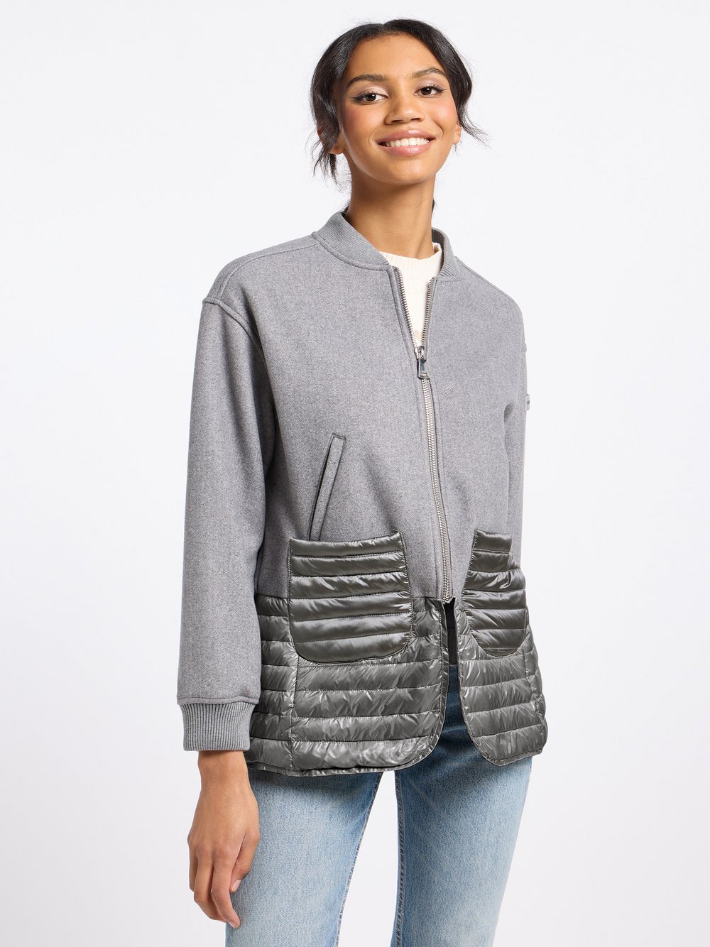 Frieda & Freddies Walkjacke Damen grau, 40