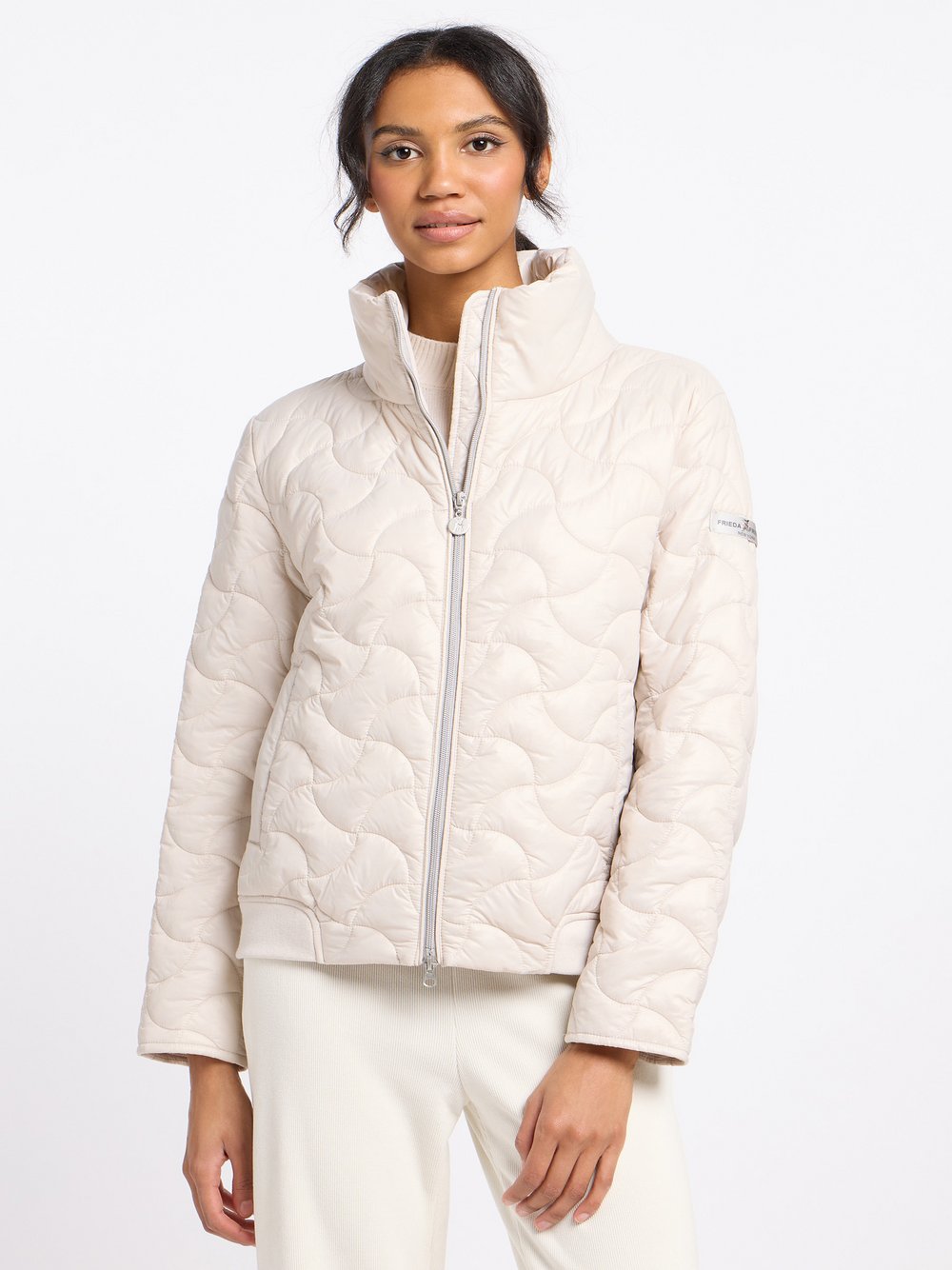 Frieda & Freddies Winterjacke Damen beige, 44