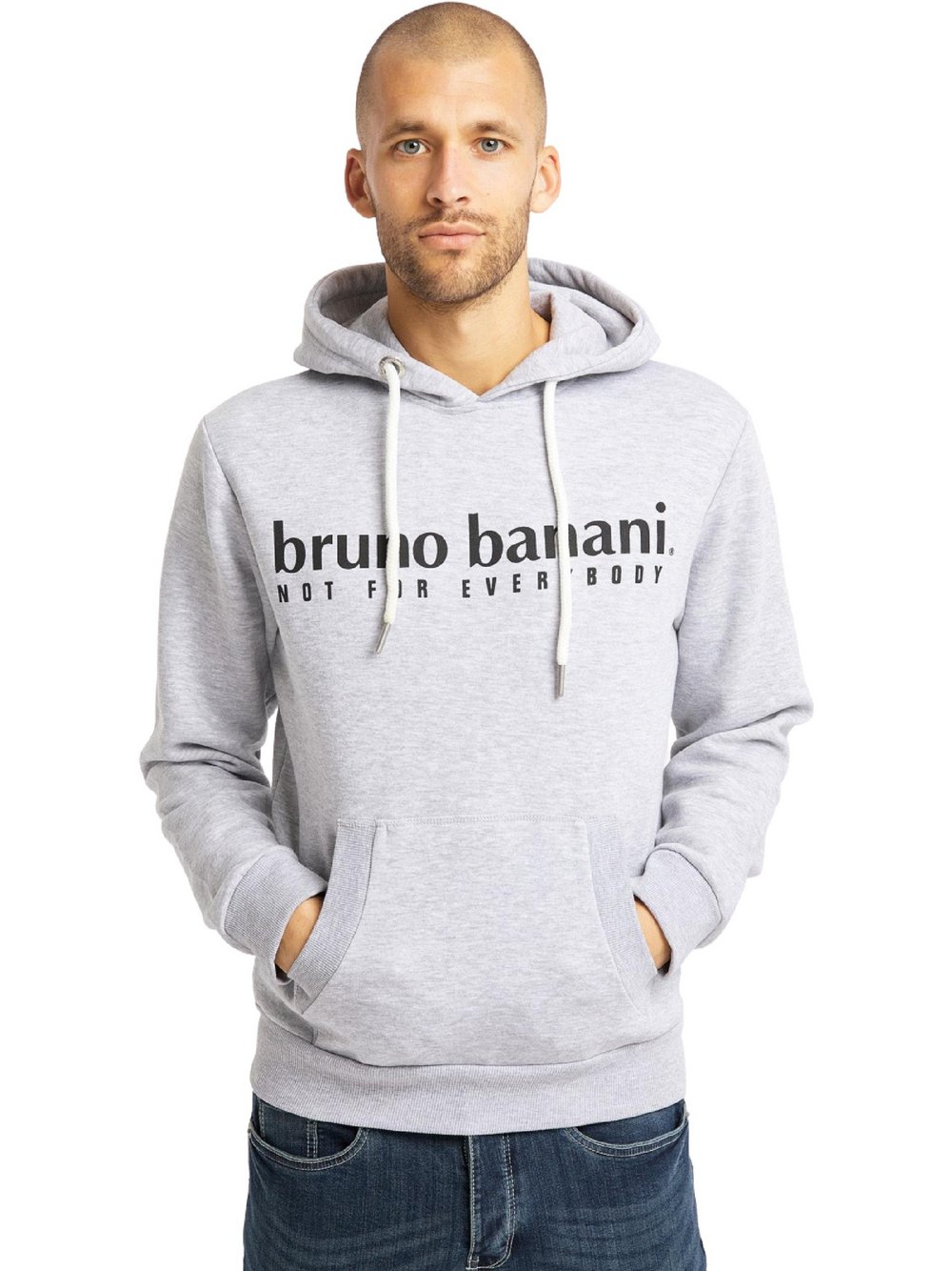 Bruno Banani Hoodie Herren Baumwolle mehrfarbig bedruckt, S
