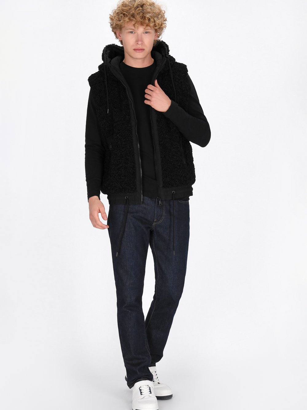 Mo Weste Herren schwarz, S