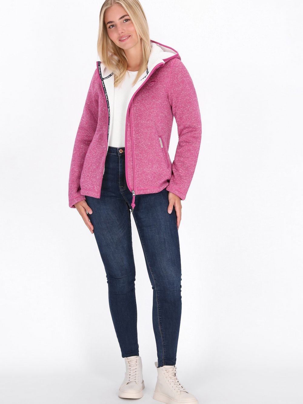 Schmuddelwedda Sweatjacke Damen rosa, L