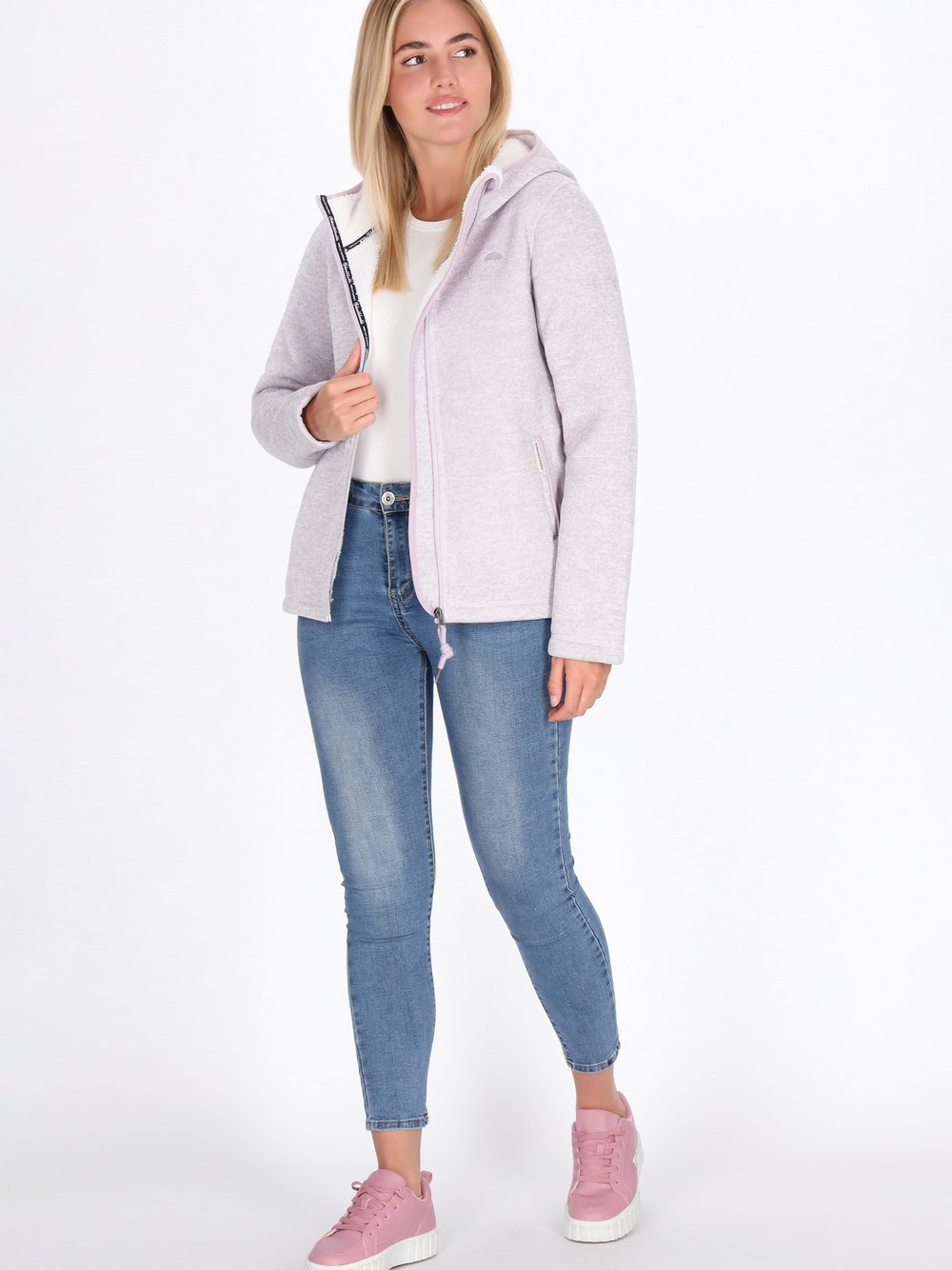 Schmuddelwedda Sweatjacke Damen lila, XS