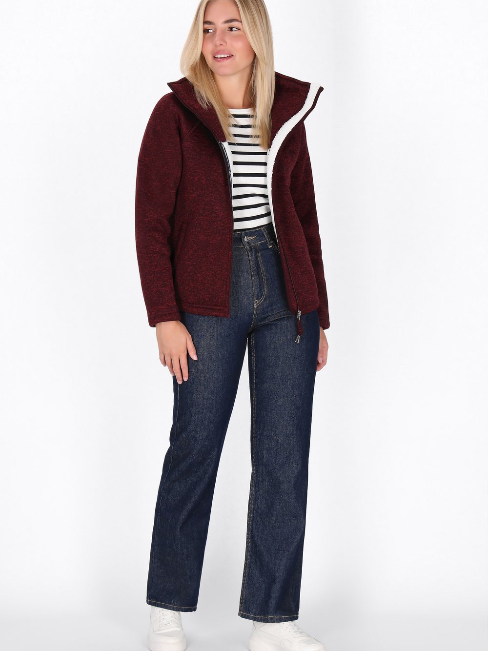 Schmuddelwedda Jacke Damen rot, S