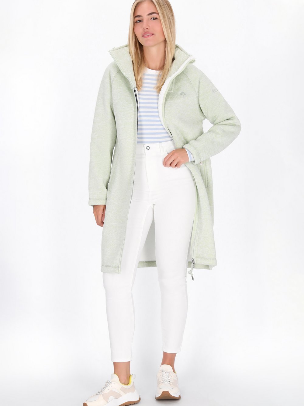 Schmuddelwedda Mantel Damen grün, M