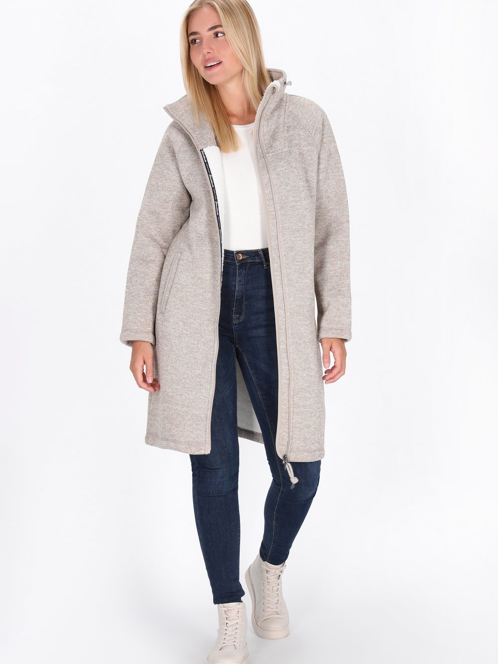 Schmuddelwedda Mantel Damen beige, M