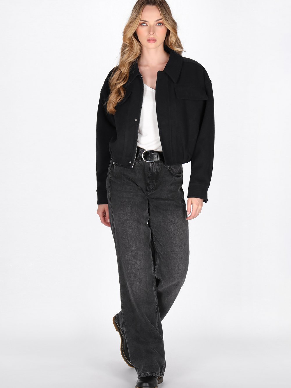 Dreimaster Jacke Damen blau, XL