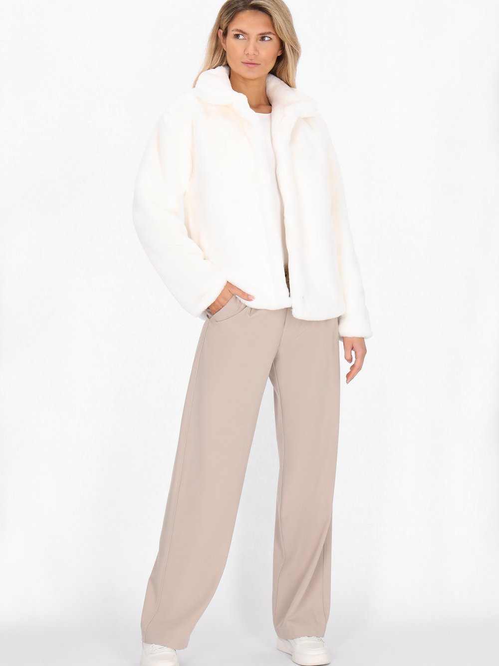 Usha Jacke Damen weiß, XL