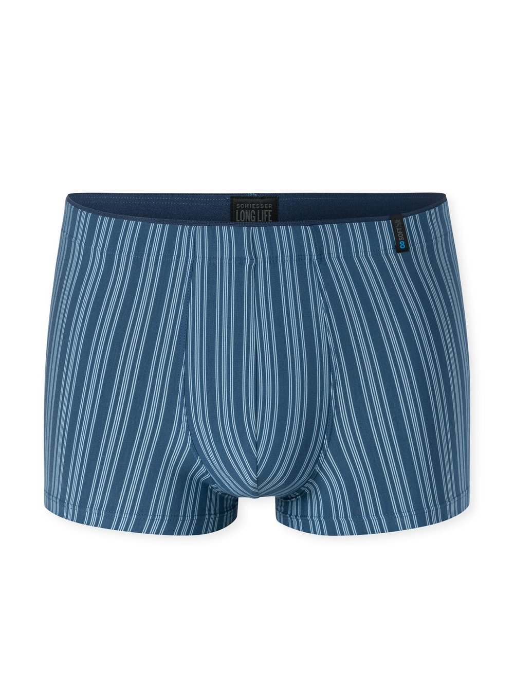 Thumbnail - Schiesser Trunk  Herren Jersey blau gestreift, 5