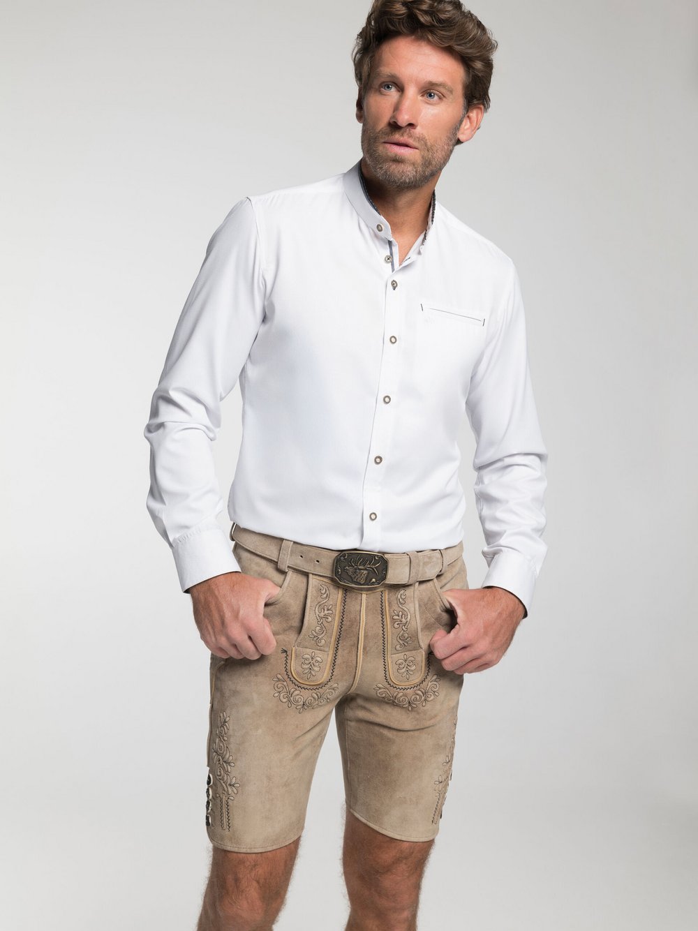 Spieth & Wenksy Hemd Herren Regular Fit Baumwolle weiß, 42