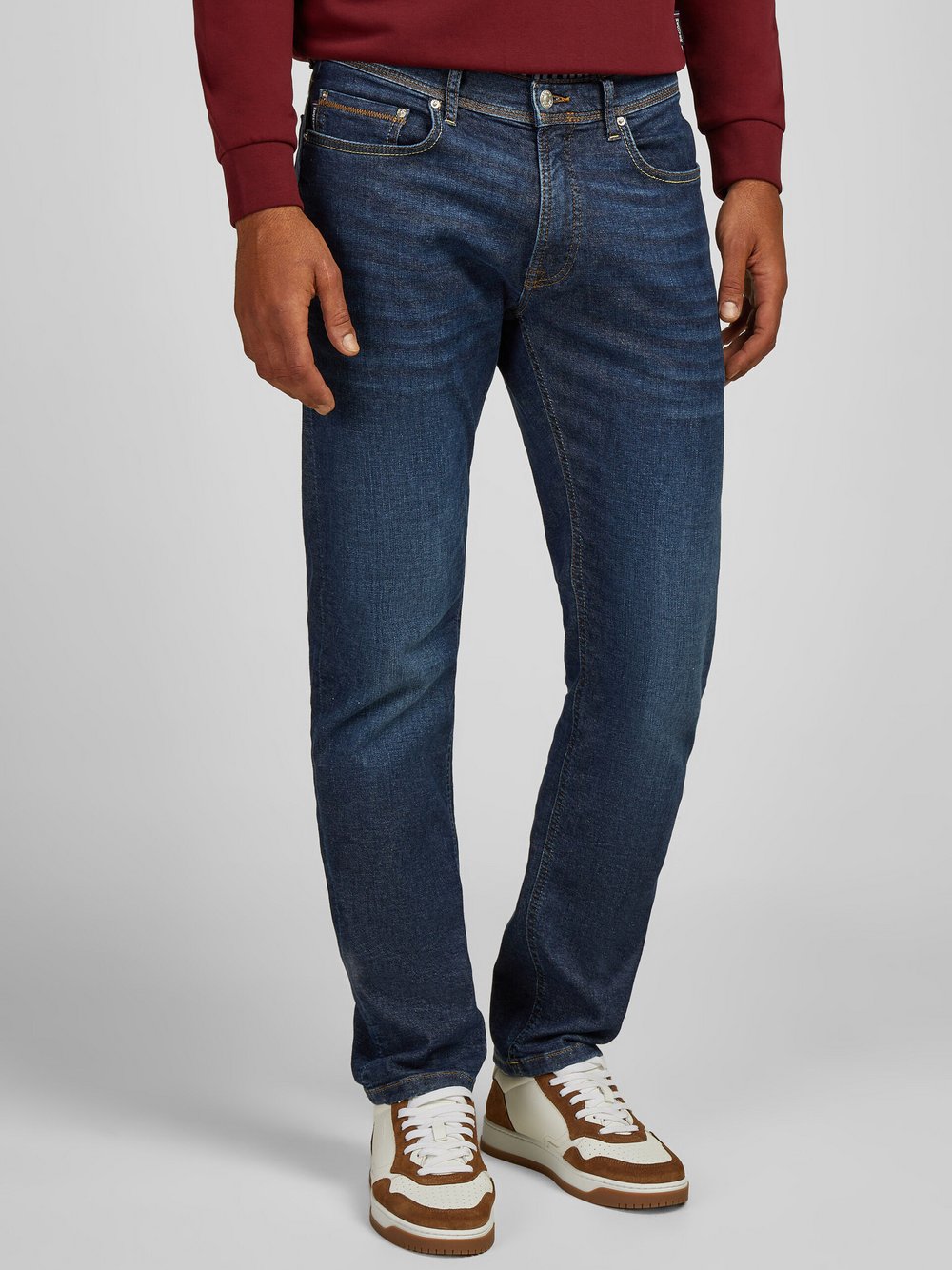 Thumbnail - Daniel Hechter Hose Herren Baumwolle blau, 34-34