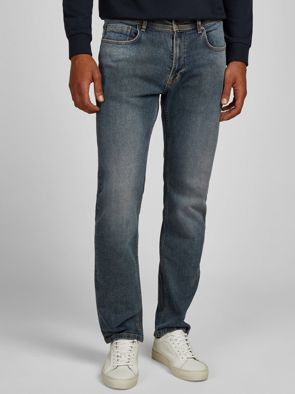 Daniel Hechter Hose Herren Baumwolle blau, 36-32