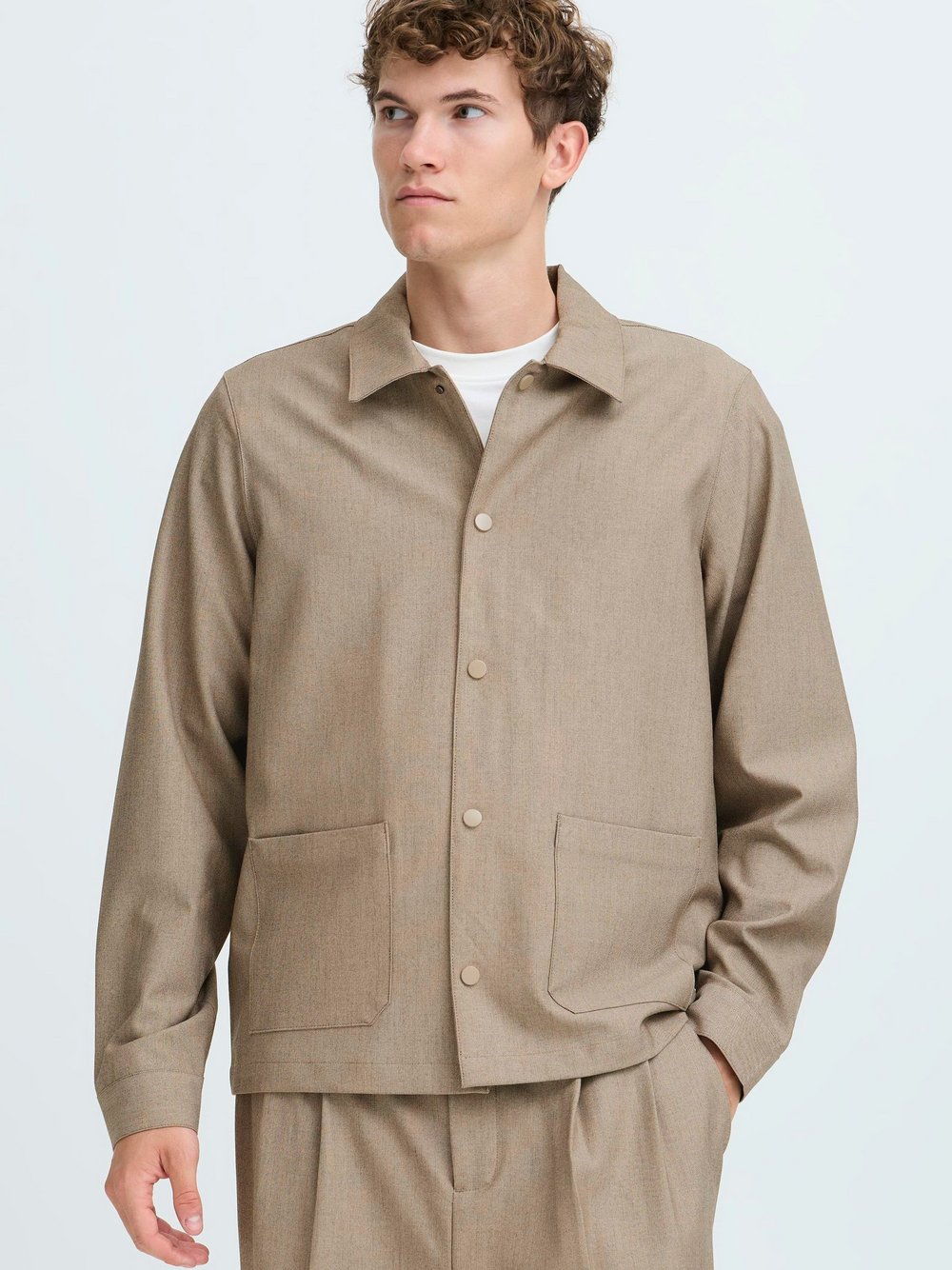 Thumbnail - CASUAL FRIDAY Hemdjacke Herren beige, S