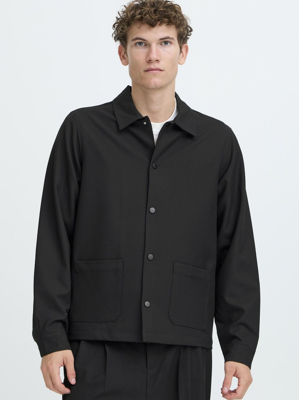 Thumbnail - CASUAL FRIDAY Hemdjacke Herren schwarz, XL