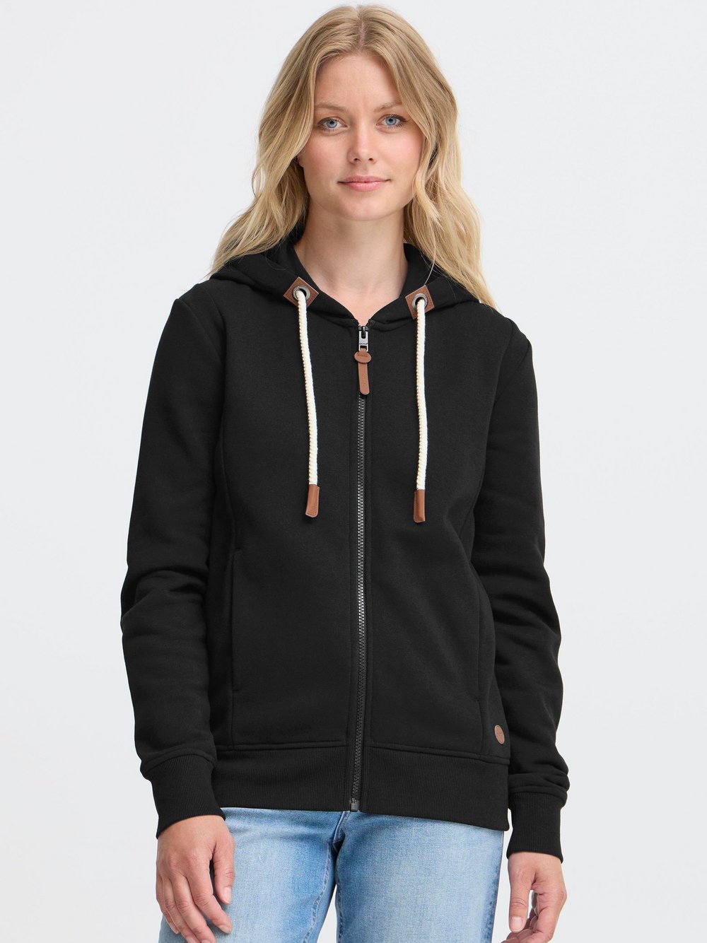 OXMO Kapuzenjacke Damen schwarz, L