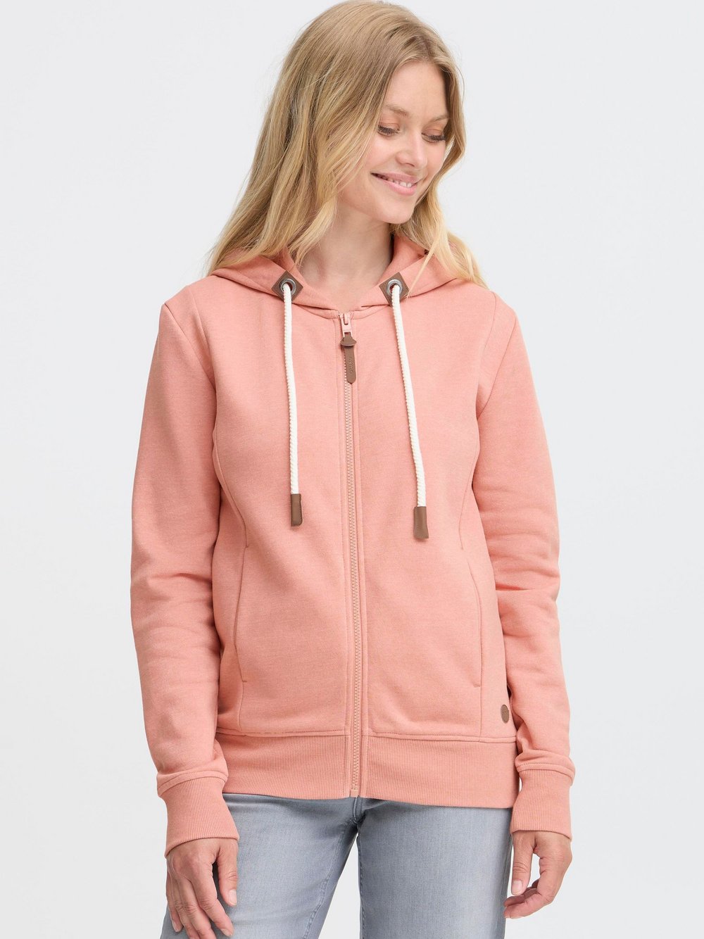 OXMO Kapuzenjacke Damen braun, XS