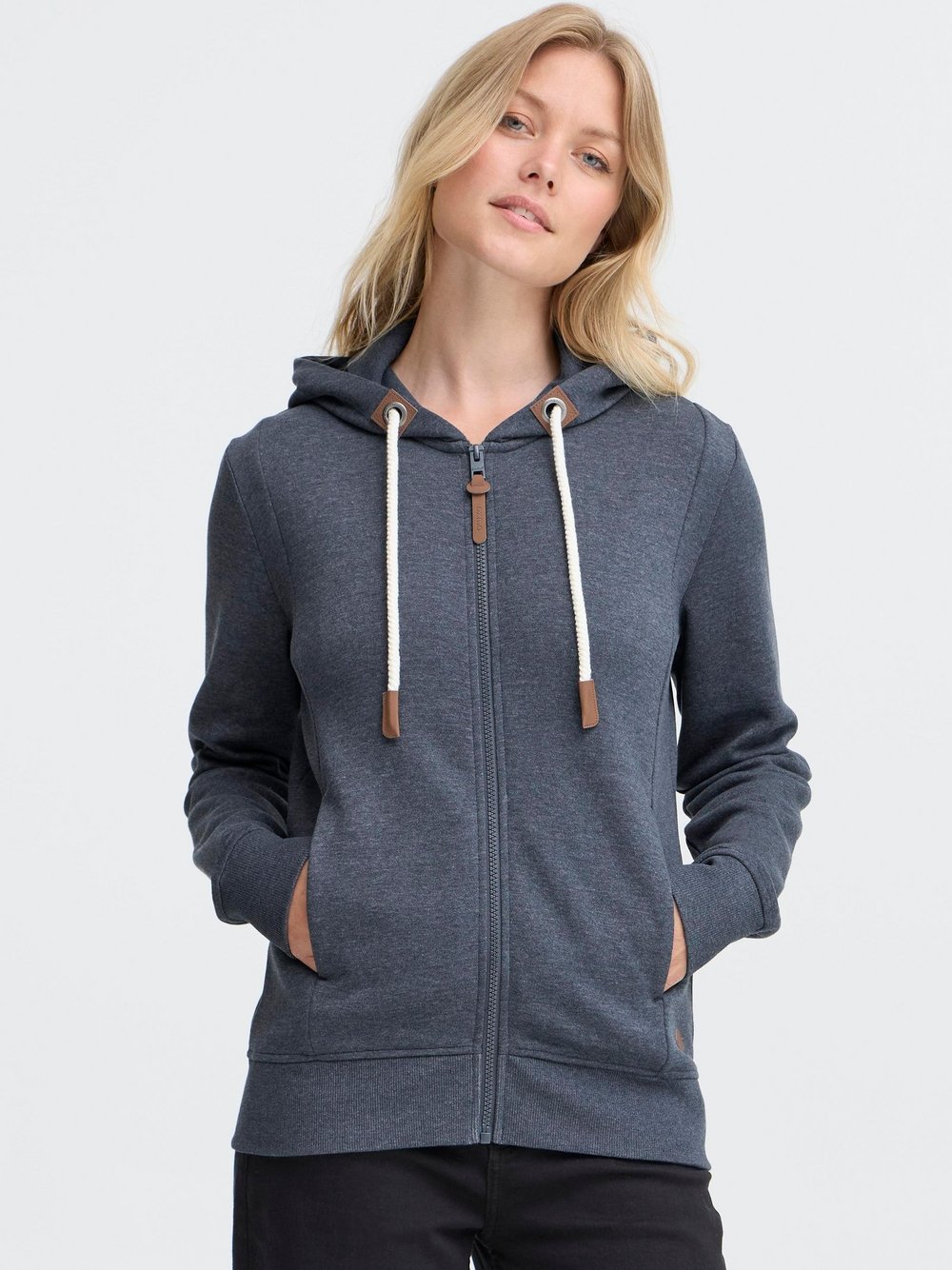 OXMO Kapuzenjacke Damen blau, S