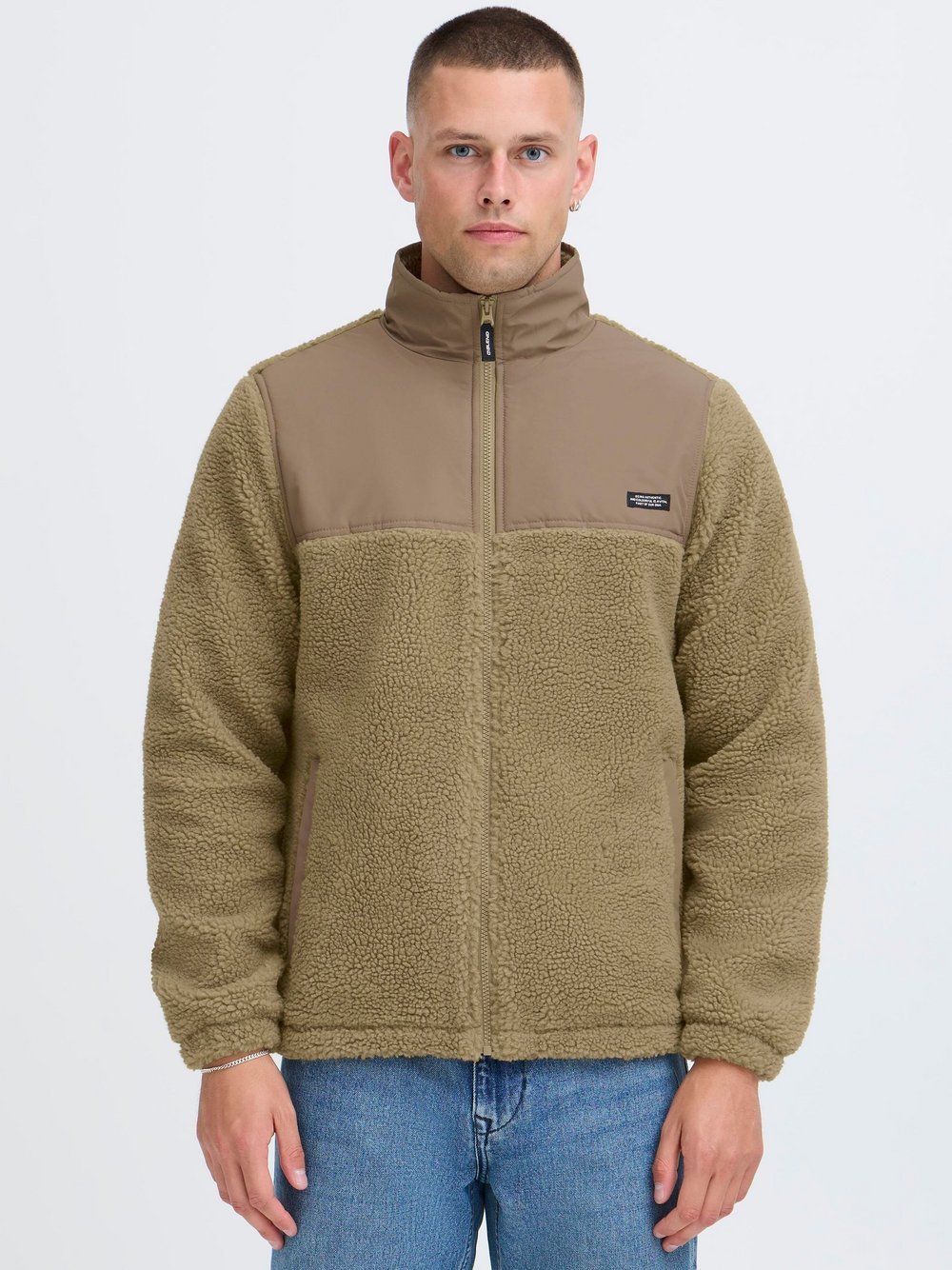 BLEND Plüschjacke Herren braun, M