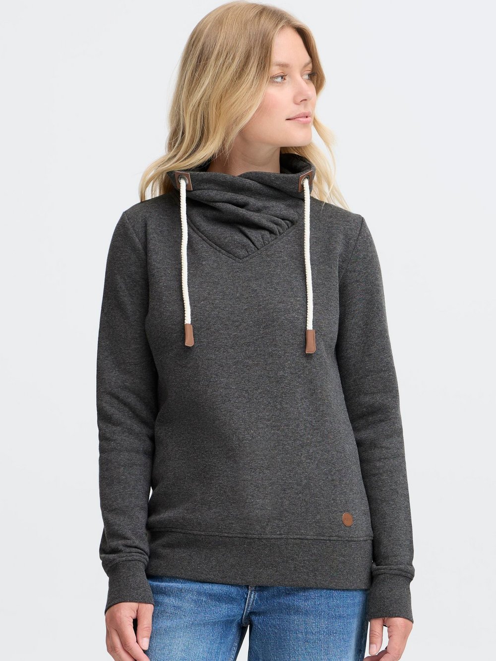 OXMO Sweatshirt Damen grau, L