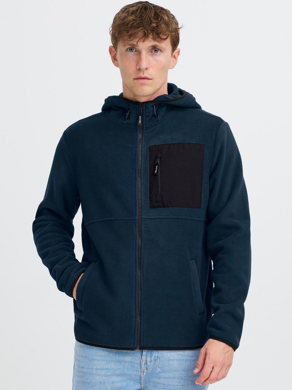Thumbnail - BLEND Fleecejacke Herren blau, S