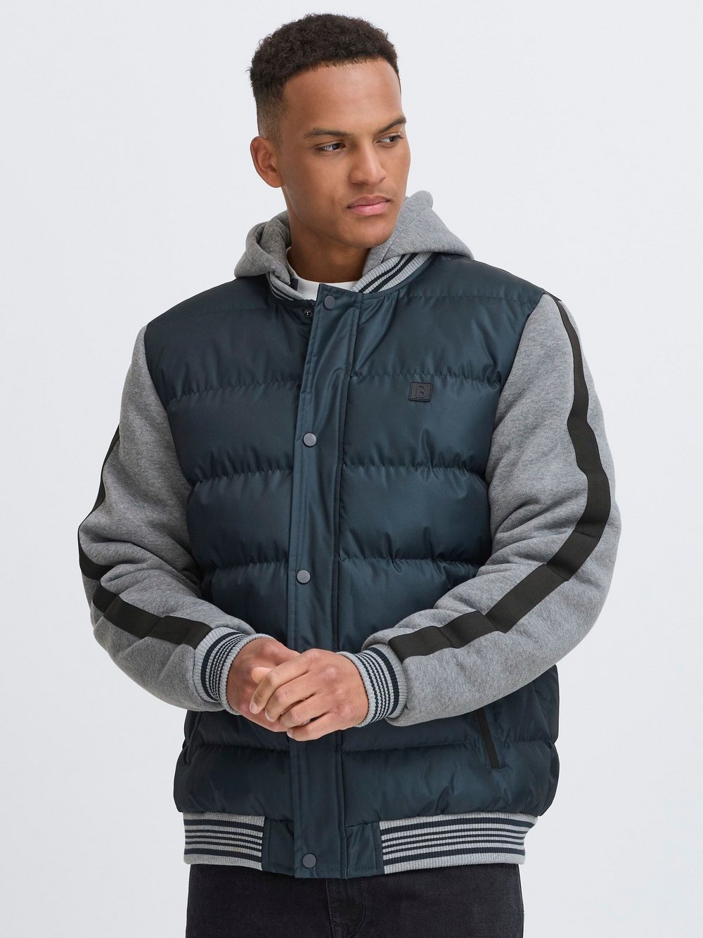 BLEND Collegejacke Herren blau, XXL