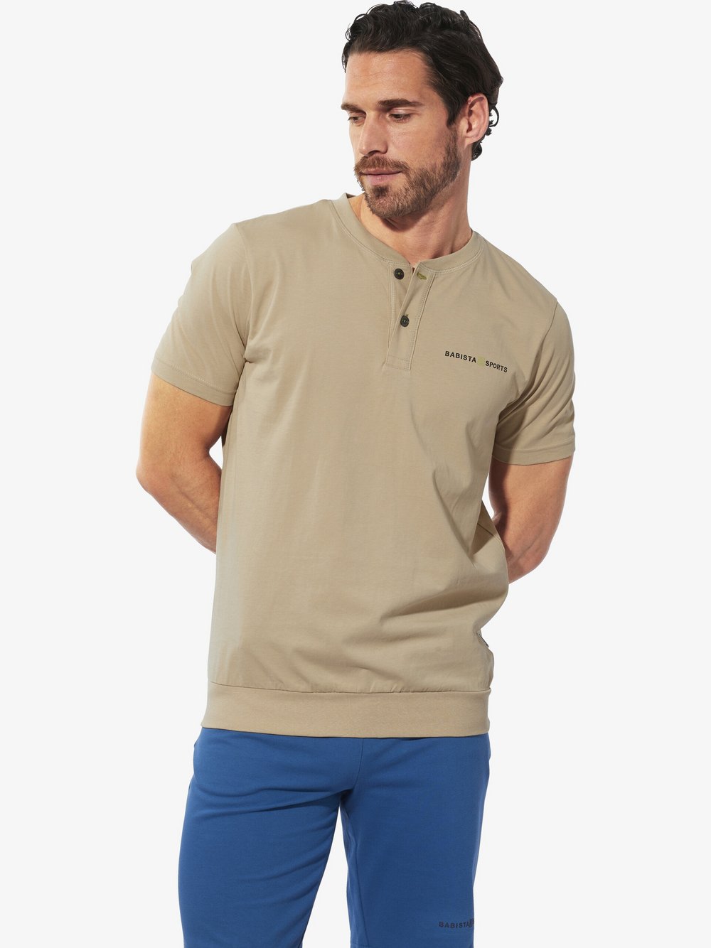 Thumbnail - BABISTA Doppelpack T-Shirt Herren Baumwolle beige, XXL
