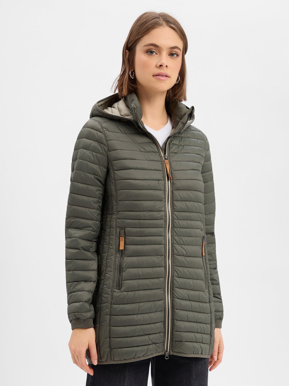 Camel Active Steppmantel Damen Polyamid grau, 44