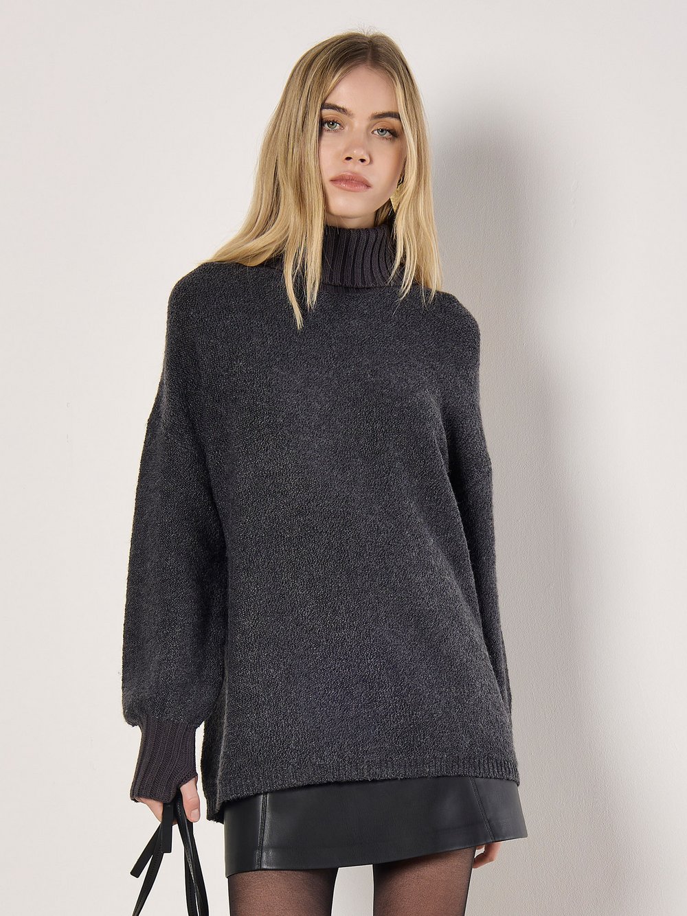 Apricot Pullover Damen grau, 36