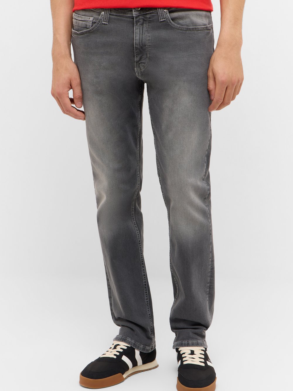 Mustang Jeans Herren Baumwolle grau, 38-34
