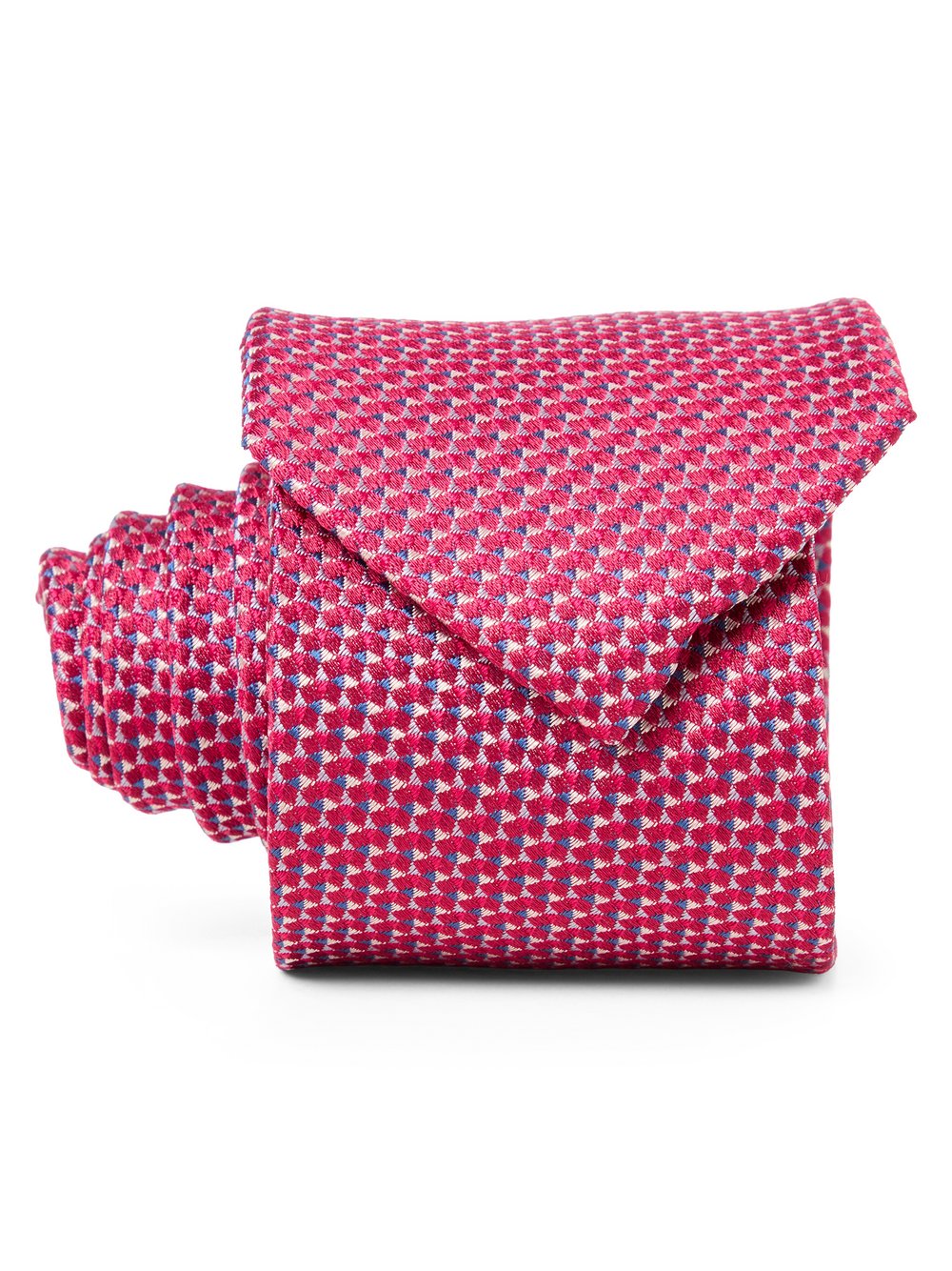 Andrew James Krawatte aus Seide Herren pink gemustert, ONE SIZE