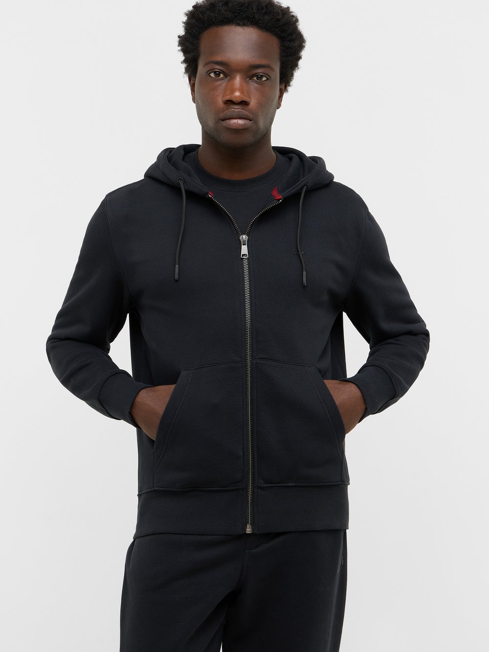 Mustang Sweatjacke Herren Baumwolle schwarz, M