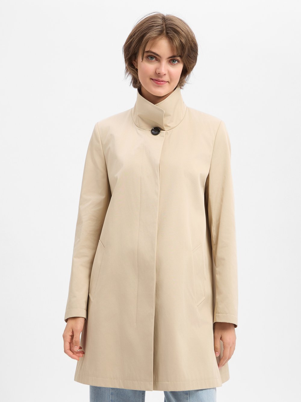 Franco Callegari Mantel Damen Baumwolle beige, 38
