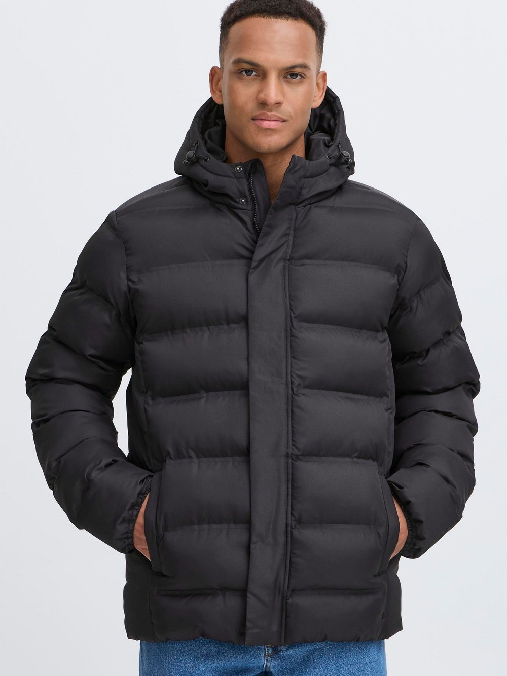 Thumbnail - Solid Steppjacke Herren schwarz, S