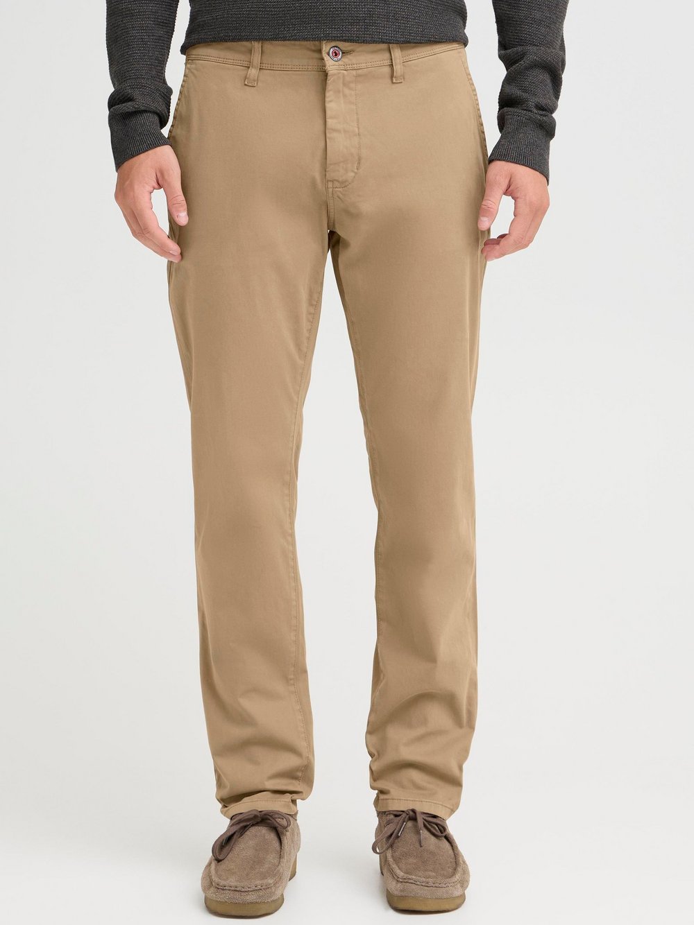 FQ1924 Chinohose Herren Baumwolle beige, 36-34