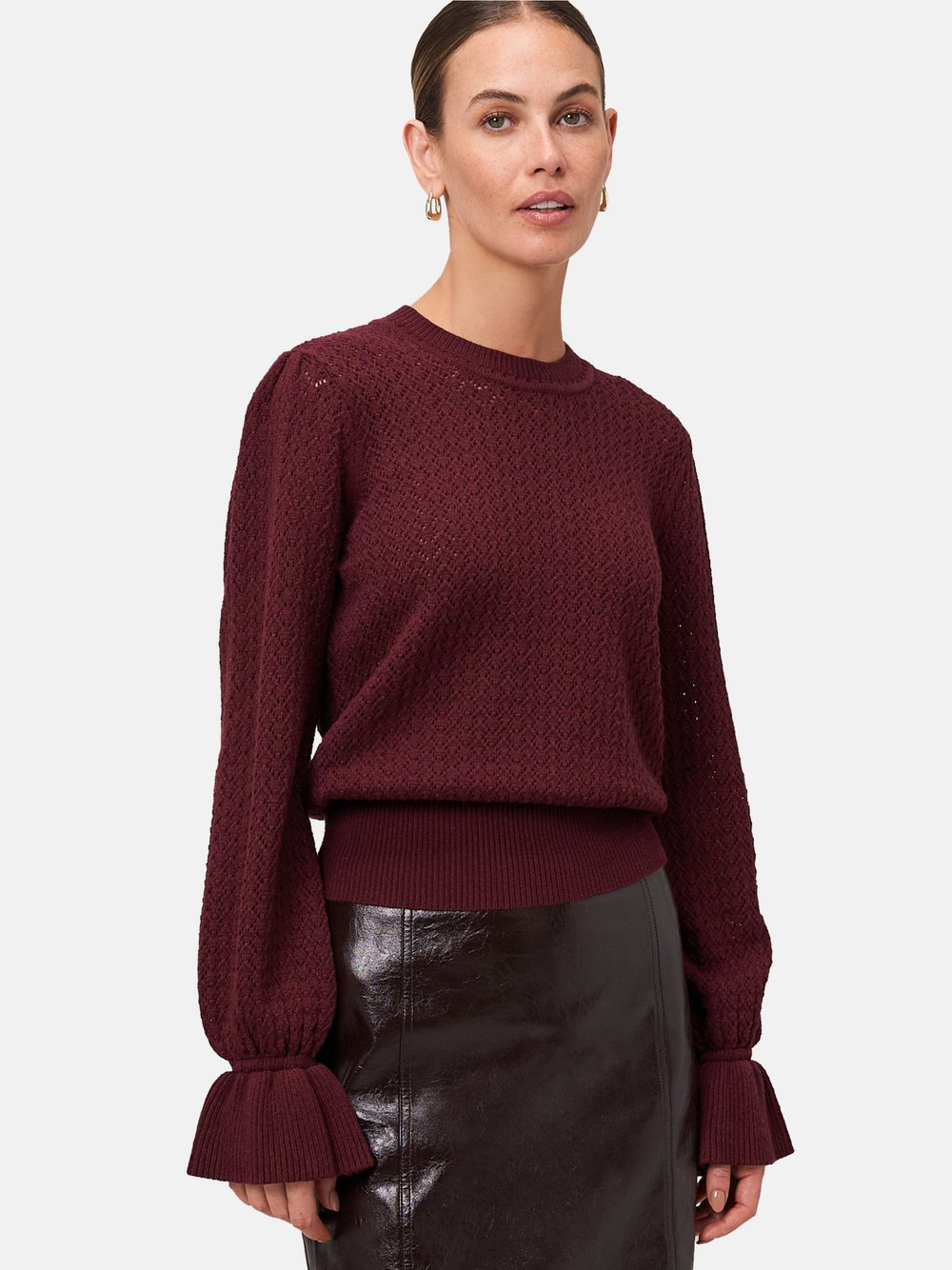 zero Pullover Damen Viskose rot, 38