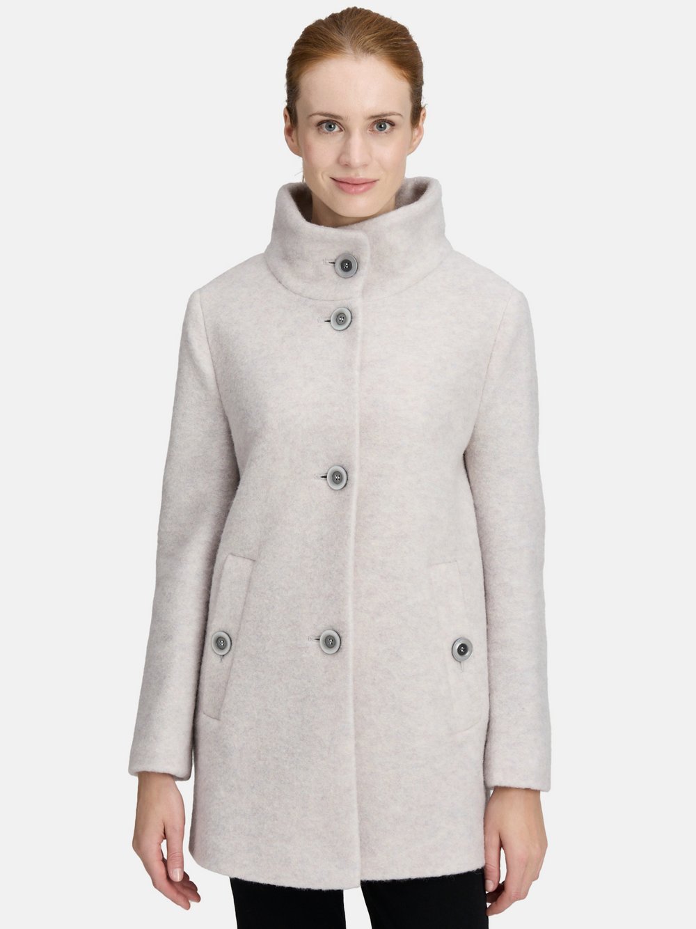 Betty Barclay Wollmantel Damen Wolle grau, 44