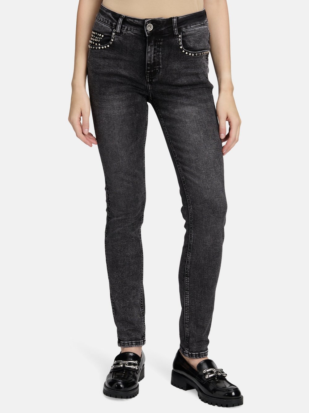 Thumbnail - Betty Barclay Jeans Damen Baumwolle schwarz, 44