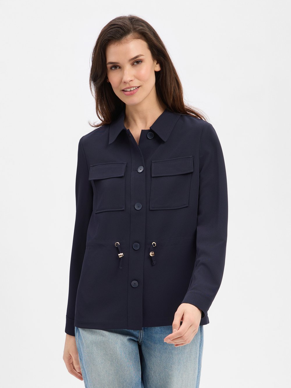 s.Oliver BLACK LABEL Hemdbluse Damen blau, 40