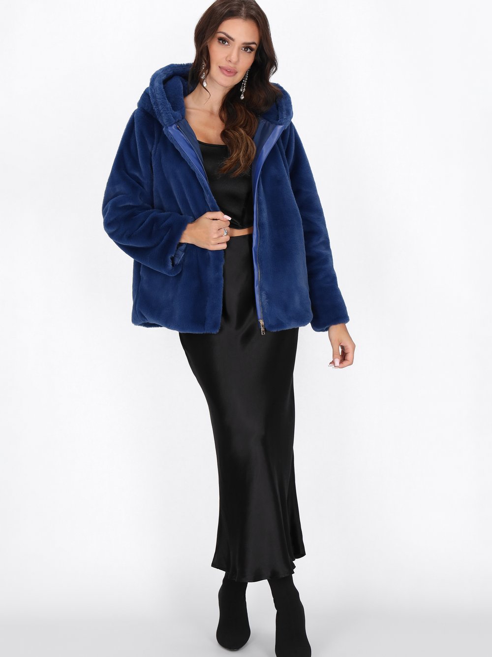 Thumbnail - Faina Jacke Damen blau, M