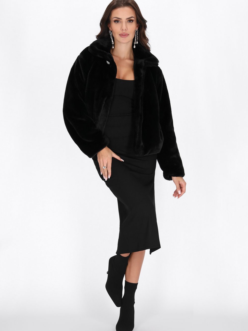 Faina Jacke Damen schwarz, XS