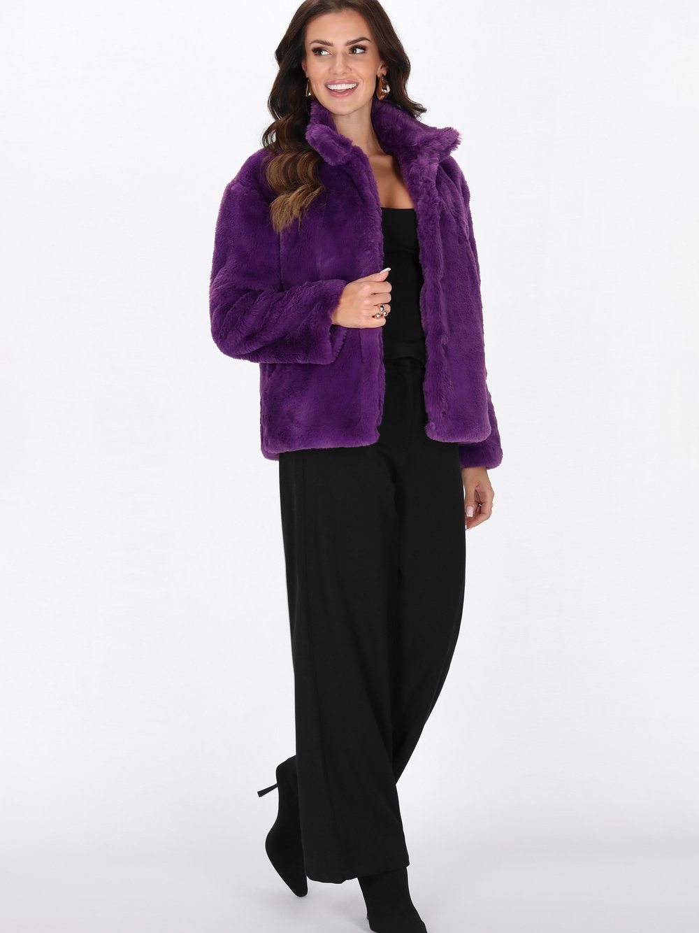 Faina Jacke Damen lila, M